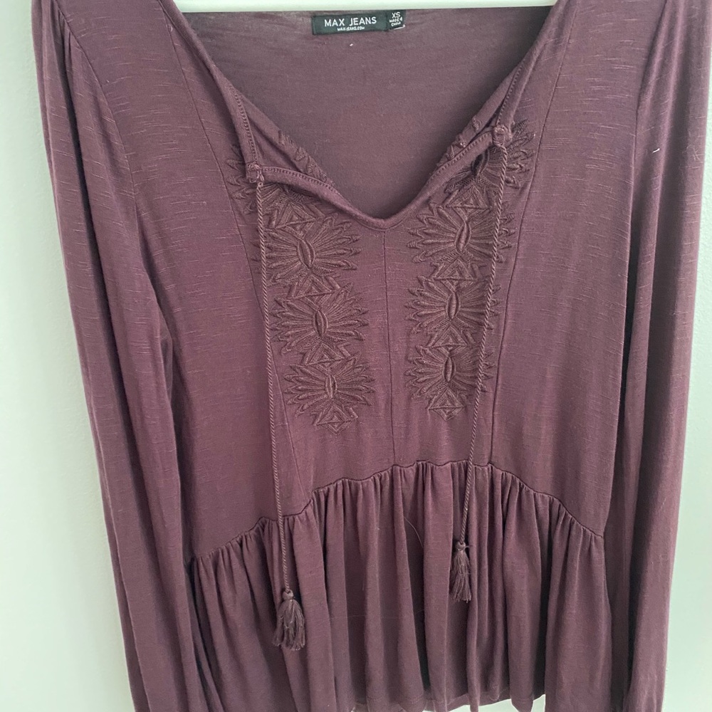 Max jeans long sleeve shirt